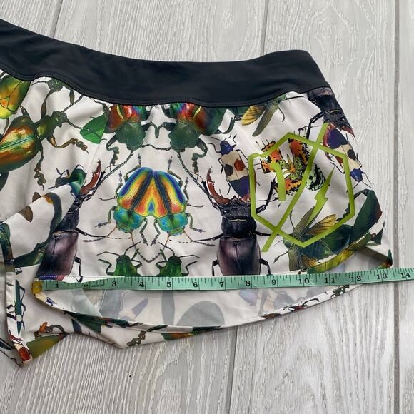 Reebok CrossFit Women’s Beetle Insect Print Knit Workout Delta Shorts Size Large - Picture 6 of 15